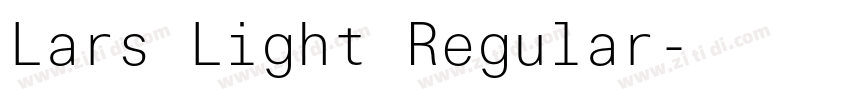 Lars Light Regular字体转换 Lars Light Regular字体转换